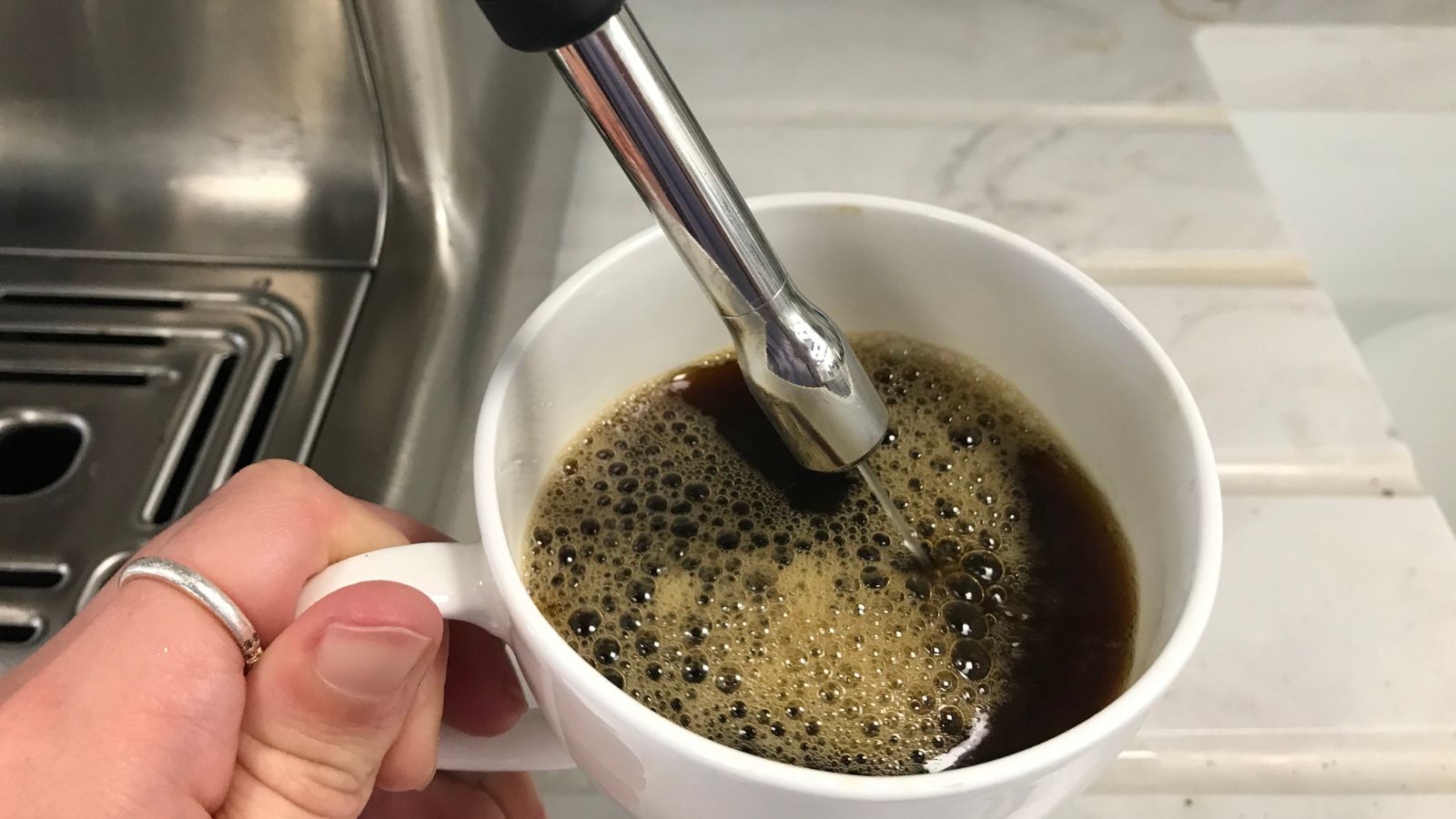 casabrews 5700 pro making americano
