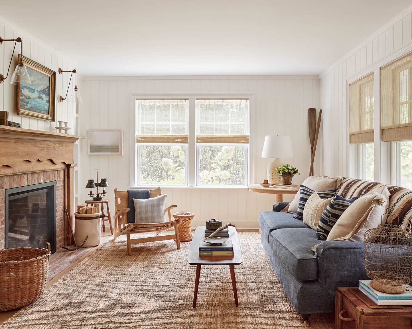 Living room with texture