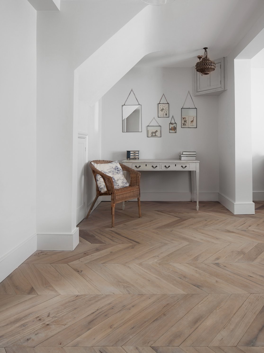 Manoir oak chevron flooring