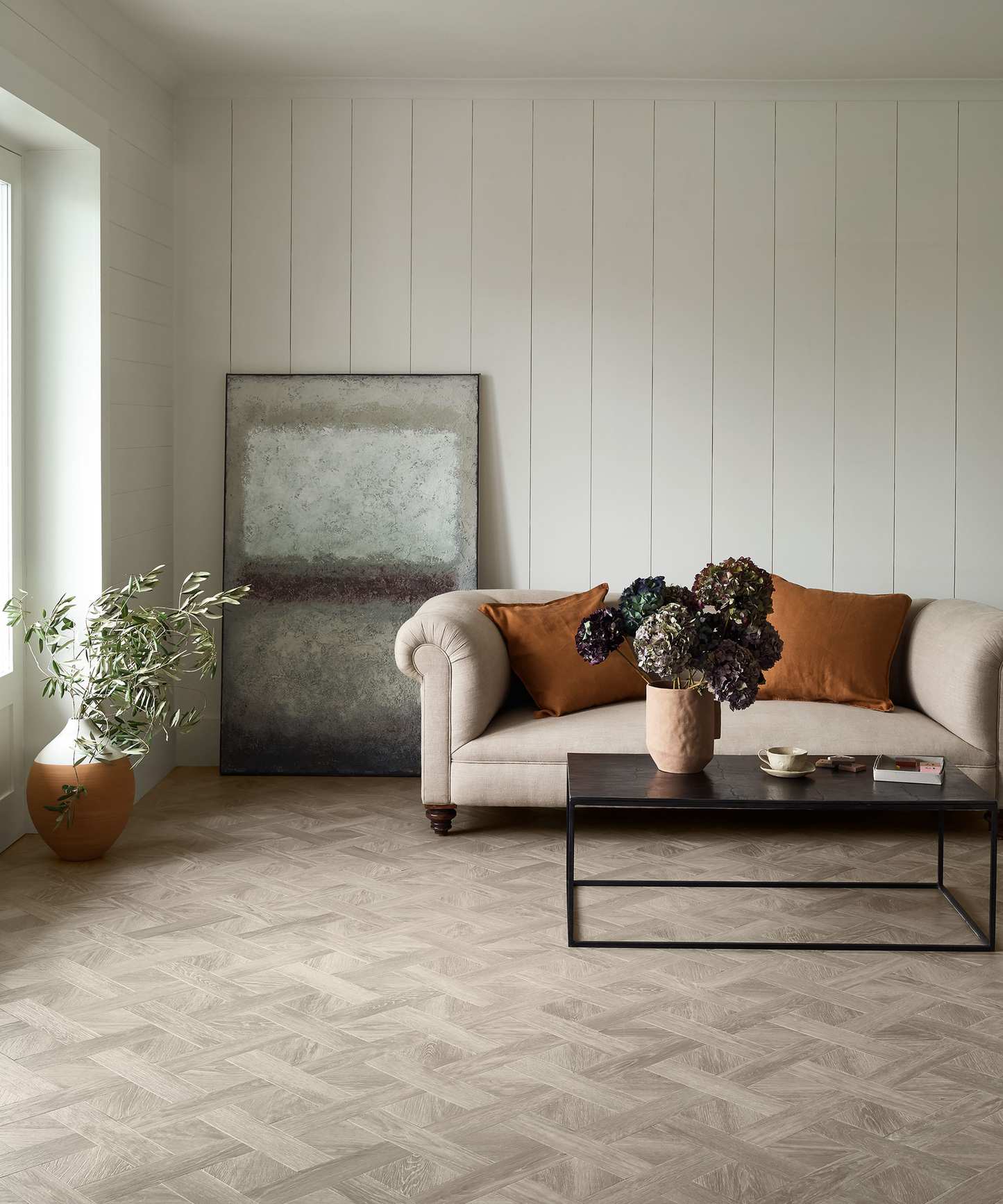 Amtico vinyl flooring living room