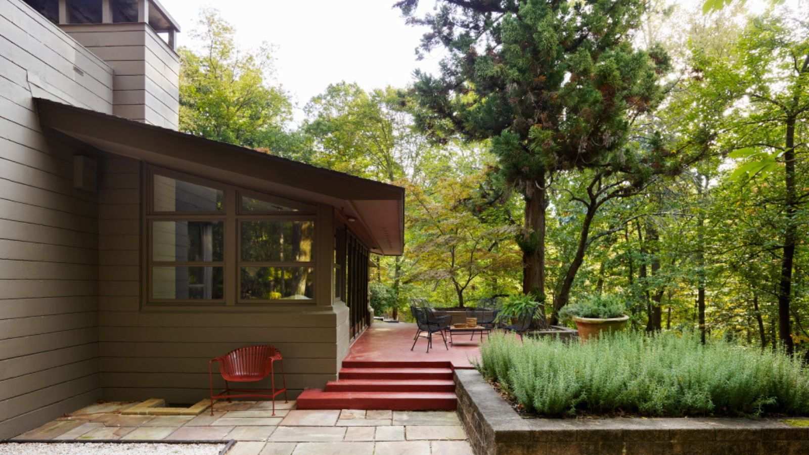 'The final chapter' of Frank Lloyd Wright's prosperous career – this New York home was the perfect passion project for its previous owner, who continued to restore this historic home